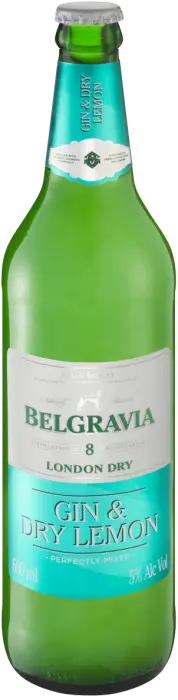 Picture of BELGRAVIA GIN & DRY LEMON 660ML