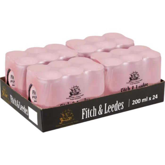 Picture of FITCH & LEEDES PINK TONIC CAN 200ML x 24