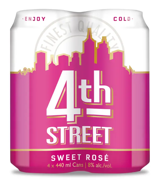 Picture of 4TH STREET SWEET ROSE CAN SWEET ROSE 440ML x 4