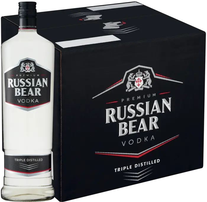 Picture of RUSSIAN BEAR VODKA 1000ML x 12