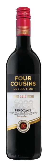 Picture of FOUR COUSINS COLLECTION PINOTAGE 750ML x 6