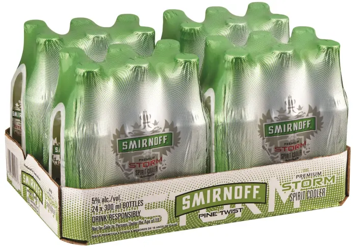 Picture of SMIRNOFF STORM PINE TWIST NRB 300ML x 24