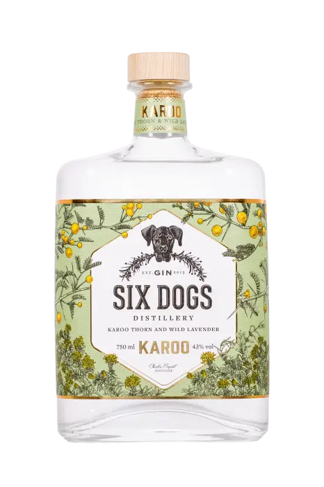 Picture of SIX DOGS KAROO GIN 750ML