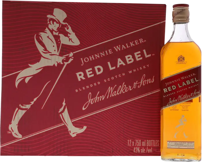 Picture of JOHNNIE WALKER RED LABEL 1000ML x 12