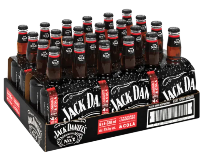 Picture of JACK DANIELS COLA 330ML x 24