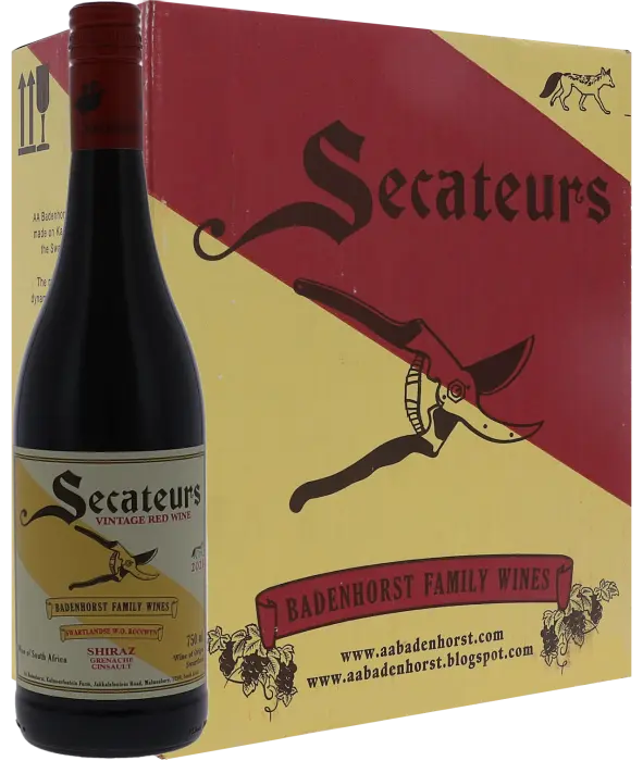 Picture of BADENHORST SECATEURS RED BLEND 750ML x 6