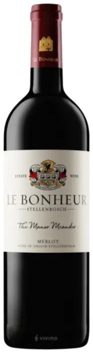 Picture of LE BONHEUR MANOR HOUSE MERLOT 750ML x 6