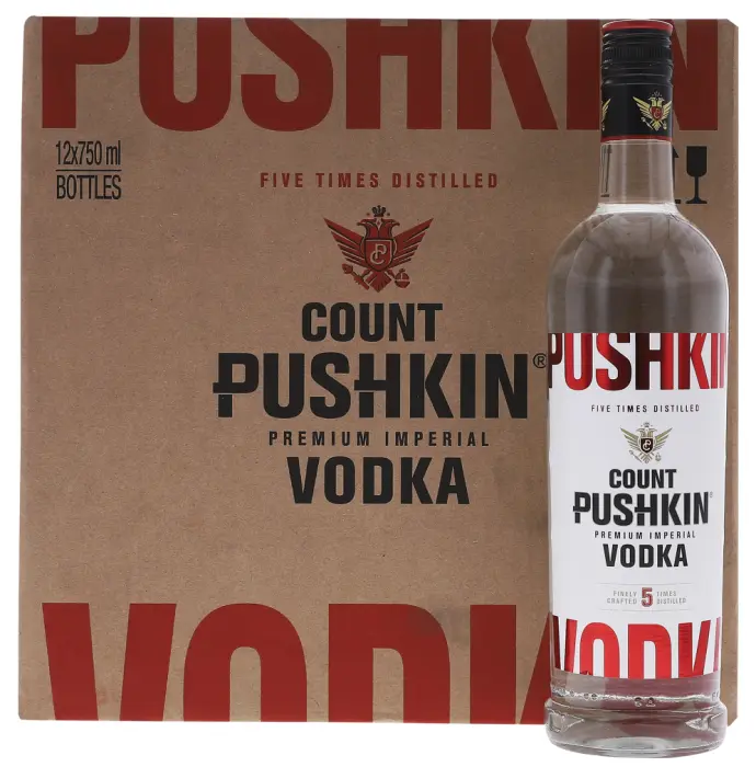 Ultra Liquors - GoodwoodCOUNT PUSHKIN VODKA 750ML x 12