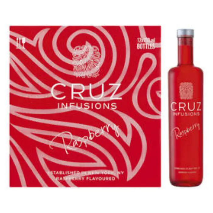 Picture of CRUZ FLAVOURS VODKA RASPBERRY 750ML x 12