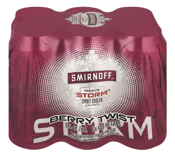 Picture of SMIRNOFF STORM CAN BERRY TWIST 440ML x 6