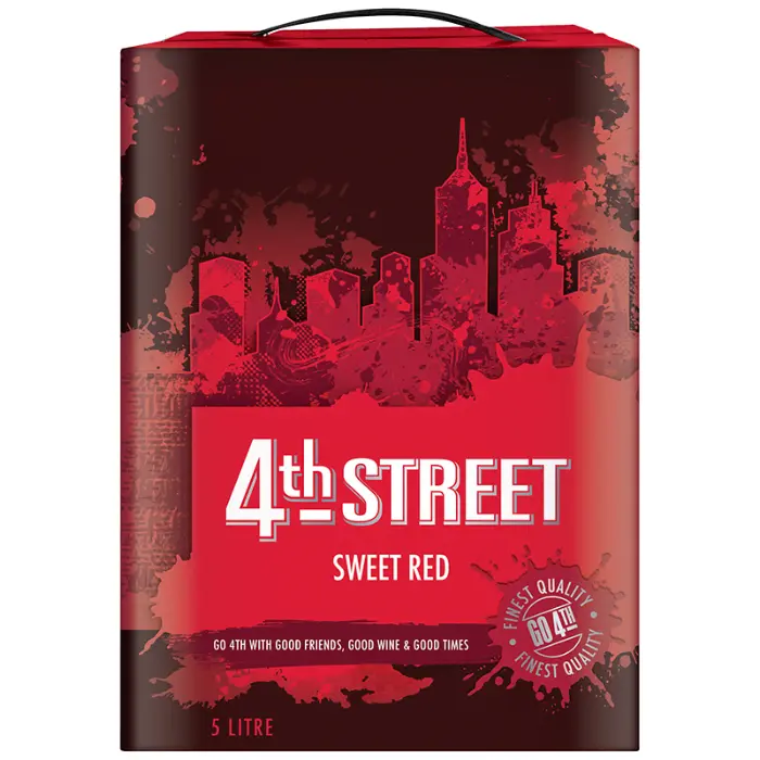 Picture of 4TH STREET NATURAL SWEET RED 5000ML x 4