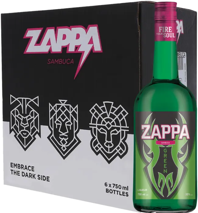 Picture of ZAPPA SAMBUCA GREEN 750ML x 6