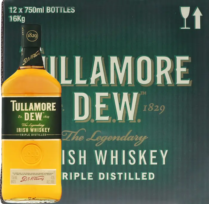 Picture of TULLAMORE DEW WHISKEY 750ML x 12