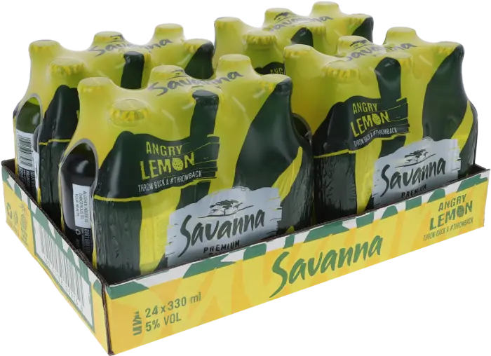 Picture of SAVANNA ANGRY LEMON NRB 330ML x 24