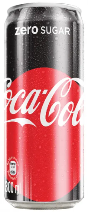 Picture of MIN CAN N/S COKE ZERO 300ML