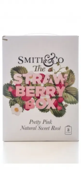 Picture of SMITH & CO THE STRAWBERRY BOX N/S ROSE 3000ML x 4