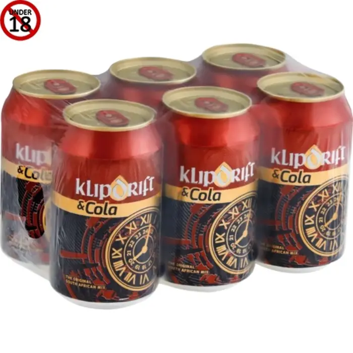 Picture of KLIPDRIFT AND COLA CANS 330ML x 6