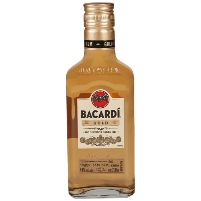 Picture of BACARDI CARTA ORO 200ML x 12