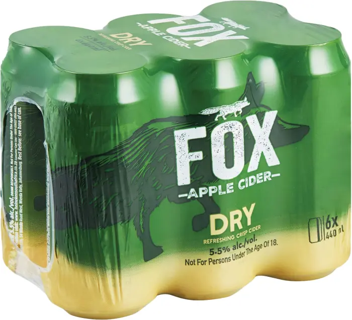 Picture of FOX APPLE CIDER CAN 440ML x 6