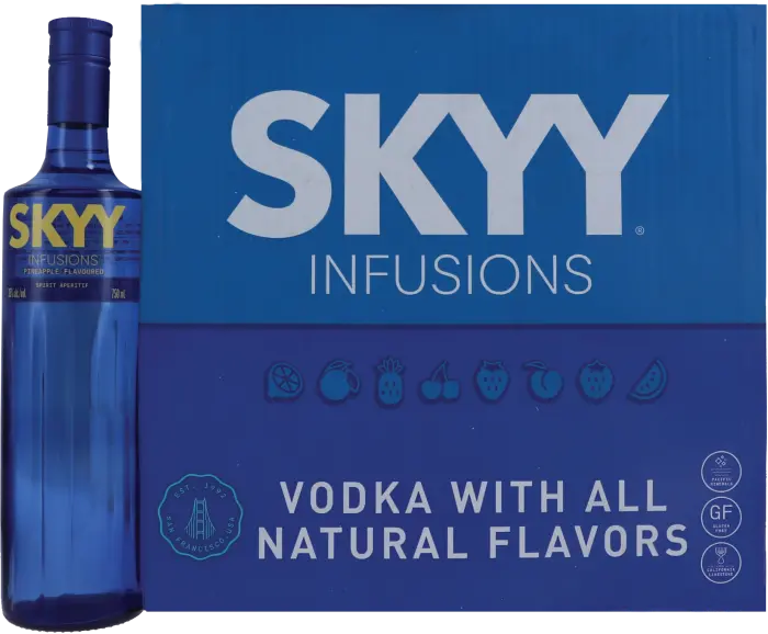 Picture of SKYY VODKA RANGE PINEAPPLE 750ML x 12