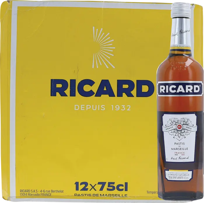 Picture of RICARD ANISE 750ML x 12