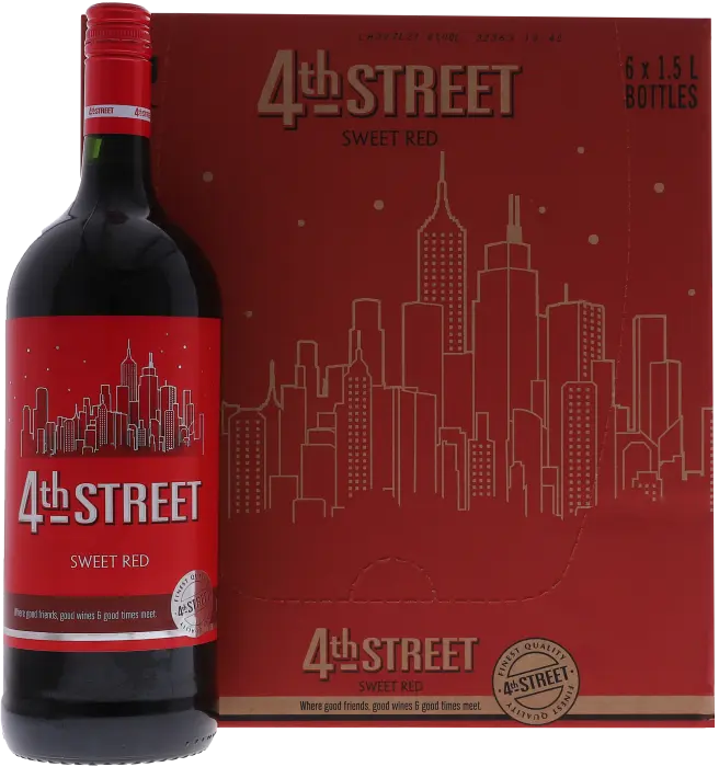 Picture of 4TH STREET NATURAL SWEET RED 1500ML x 6