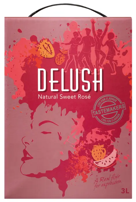 Picture of DELUSH N/S ROSE 3000ML x 6