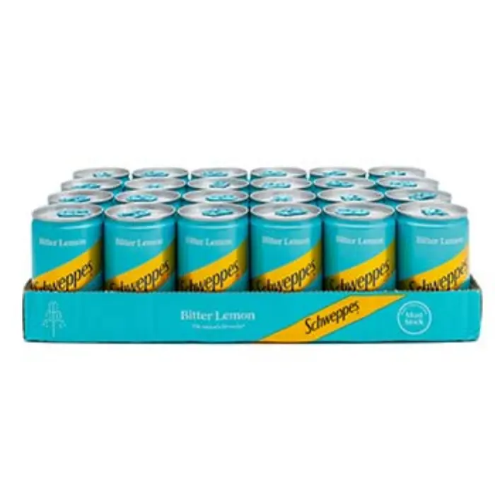 Picture of MIN CAN SCH DRY LEMON 200ML x 24