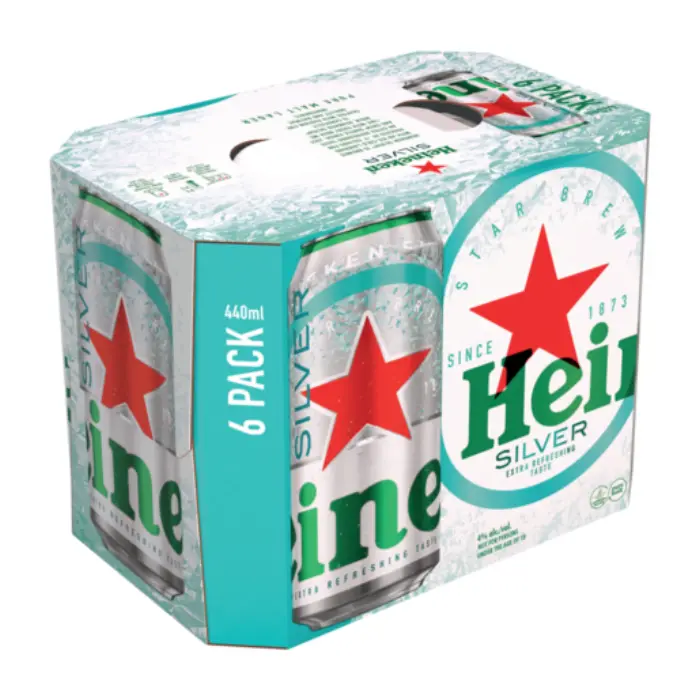 Picture of HEINEKEN SILVER CAN 440ML x 6