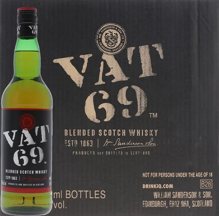 Picture of VAT 69 WHISKY 750ML x 12