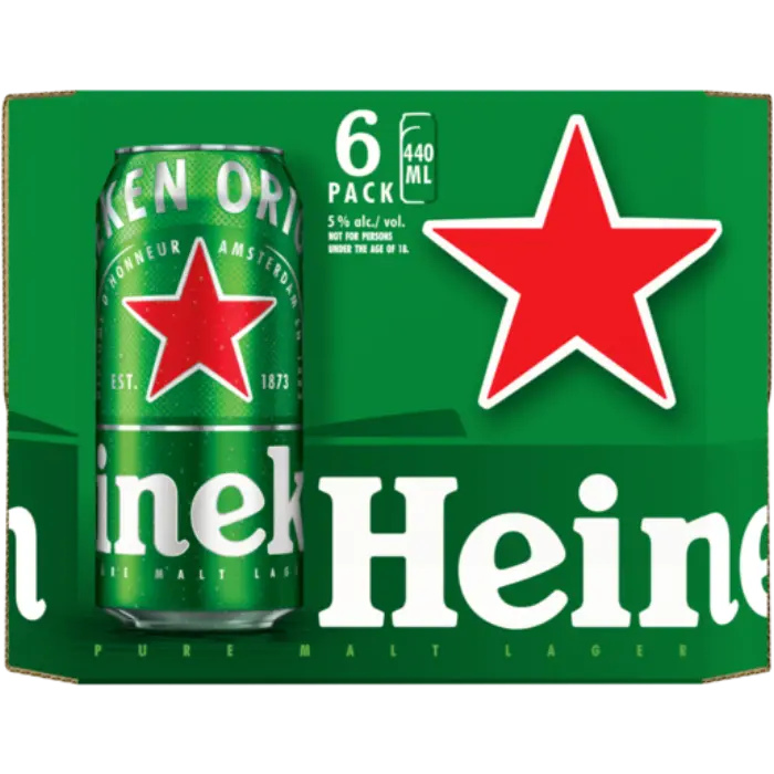 Picture of HEINEKEN CAN 440ML x 6