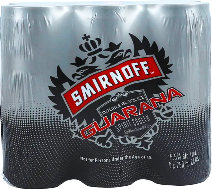 Picture of SMIRNOFF ICE DBL BLACK 250ML x 6