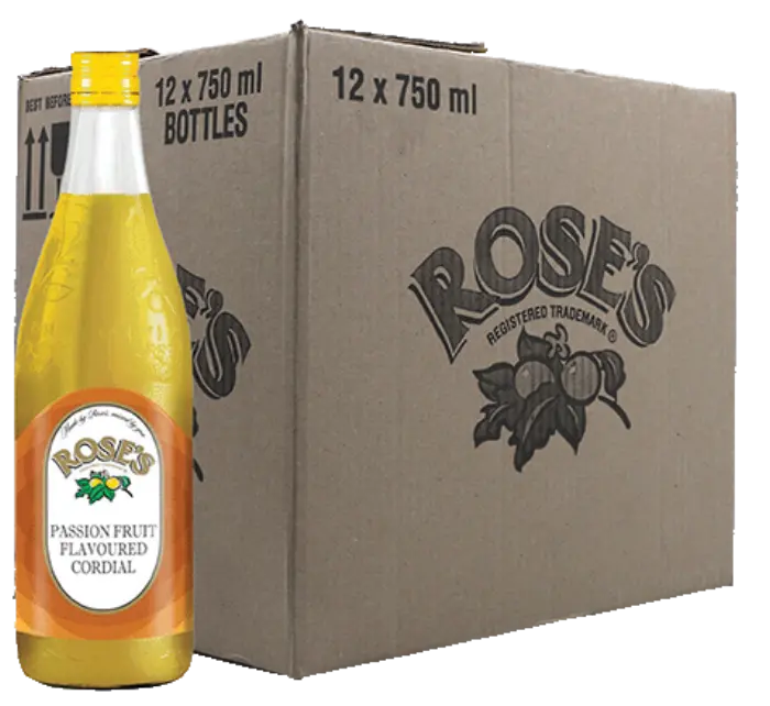 Picture of ROSES CORDIAL PASSIONFRUIT 750ML x 12