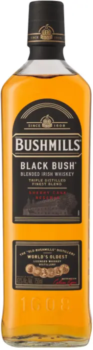 Picture of BUSHMILLS BLACK BUSH WHISKEY 750ML