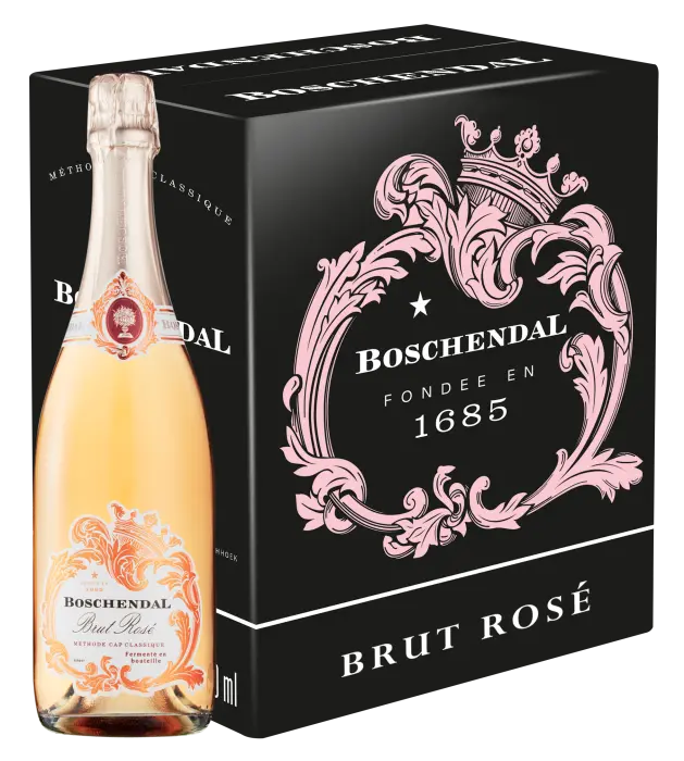 Picture of BOSCHENDAL BRUT ROSE  N/V 750ML x 6