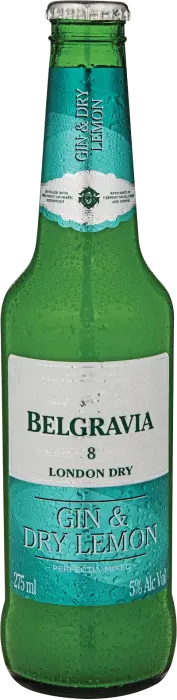 Picture of BELGRAVIA FLAVOURS  GIN+DRY LEMON 275ML