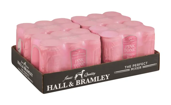 Picture of HALL & BRAMLEY CAN PINK TONIC 200ML x 24