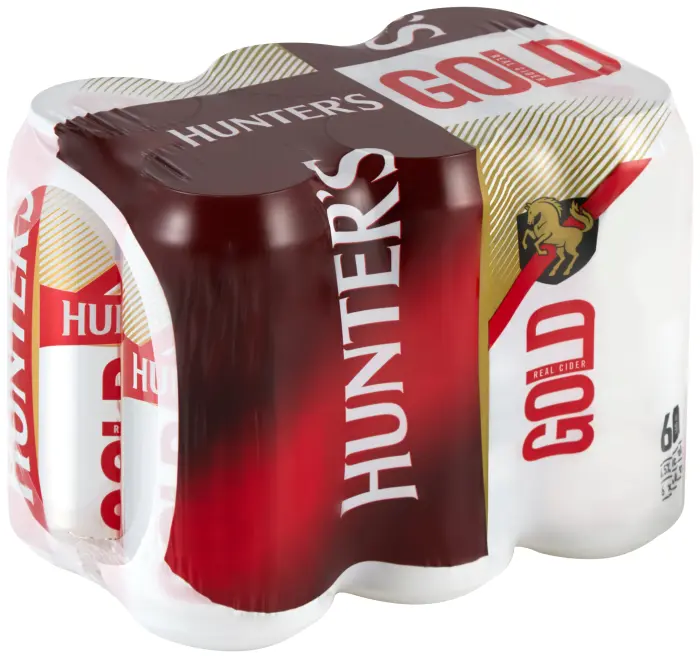 Picture of HUNTERS GOLD CAN 440ML x 6