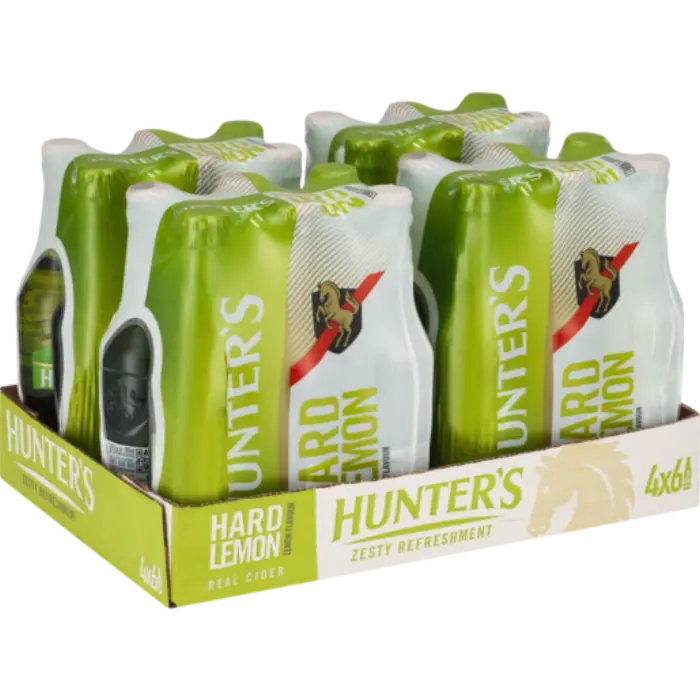 Picture of HUNTERS HARD LEMON 340ML x 24