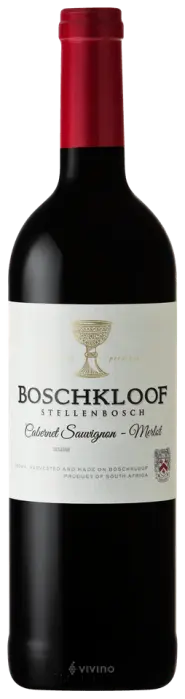 Picture of BOSCHKLOOF CABERNET SAUVIGNON MERLOT 750ML