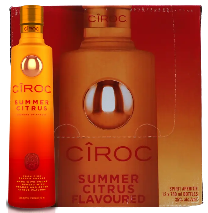 Picture of CIROC VODKA RANGE SUMMER CITRUS 750ML x 12