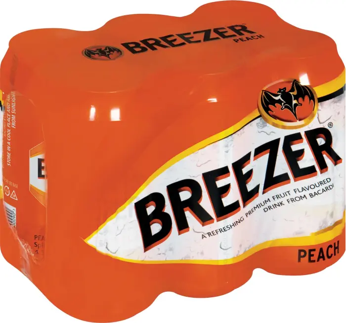 Ultra LiquorsBACARDI BREEZER CAN PEACH 440ML x 6