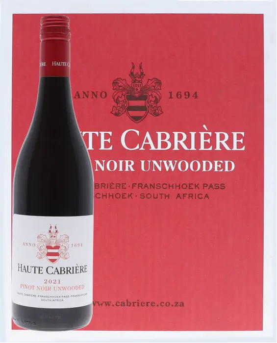 Picture of HAUTE CABRIERE UNWOODED PINOT NOIR 750ML x 6