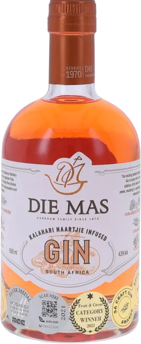 Picture of DIE MAS KALAHARI NAARTJIE INFUSED 500ML x 6