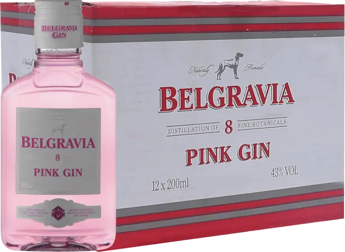 Picture of BELGRAVIA PINK GIN 200ML x 12