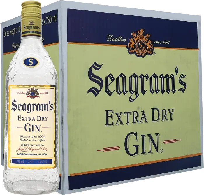 Picture of SEAGRAMS EXTRA DRY GIN 750ML x 12