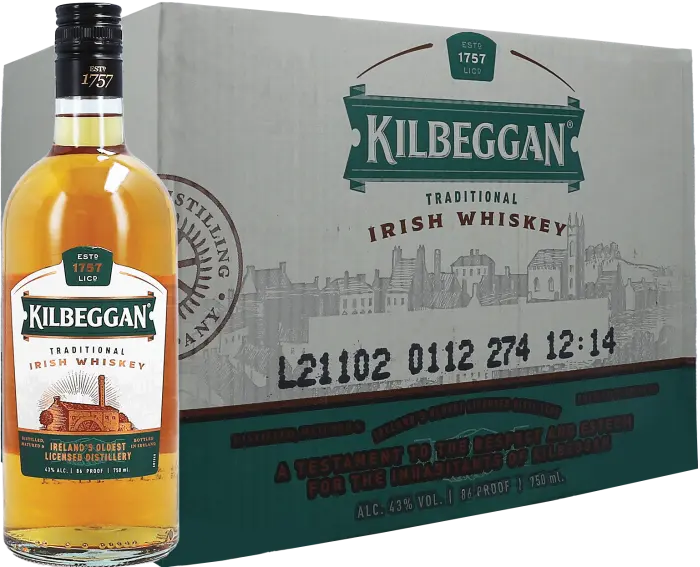 Picture of KILBEGGAN IRISH WHISKEY 750ML x 12