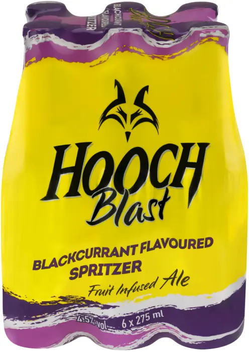 Picture of HOOCH FOX NRB BLACK CURRANT 275ML x 6