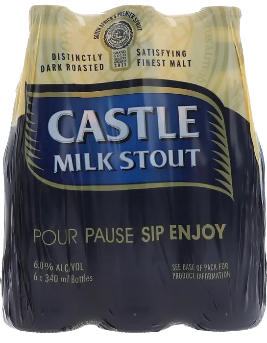 Picture of CASTLE STOUT NRB 330ML x 6