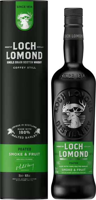 Picture of LOCH LOMOND SINGLE GRAIN PEATED WHISKY 750ML